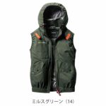 S～XXL BURTLE バートル 空調作業服 作業着 ACベスト（ユニセックス） AC2074