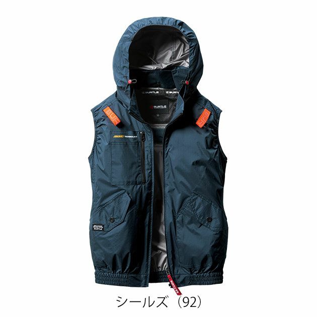 3XL BURTLE バートル 空調作業服 作業着 ACベスト（ユニセックス） AC2074