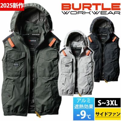 S～XXL BURTLE バートル 空調作業服 作業着 ACタクティカルベスト（ユニセックス） 2025年新作 AC1154