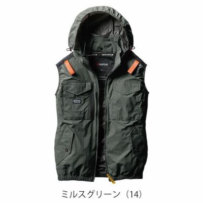 S～XXL BURTLE バートル 空調作業服 作業着 ACタクティカルベスト（ユニセックス） 2025年新作 AC1154