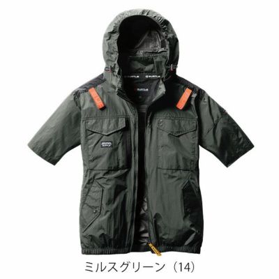 S～XXL BURTLE バートル 空調作業服 作業着 ACタクティカル半袖ブルゾン（ユニセックス） 2025年新作 AC1156
