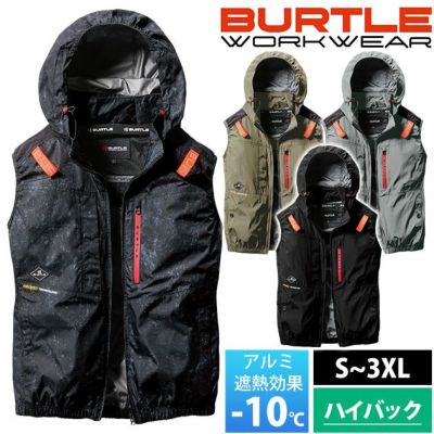 S～XXL BURTLE バートル 空調作業服 作業着 ACベスト（ユニセックス） AC2084
