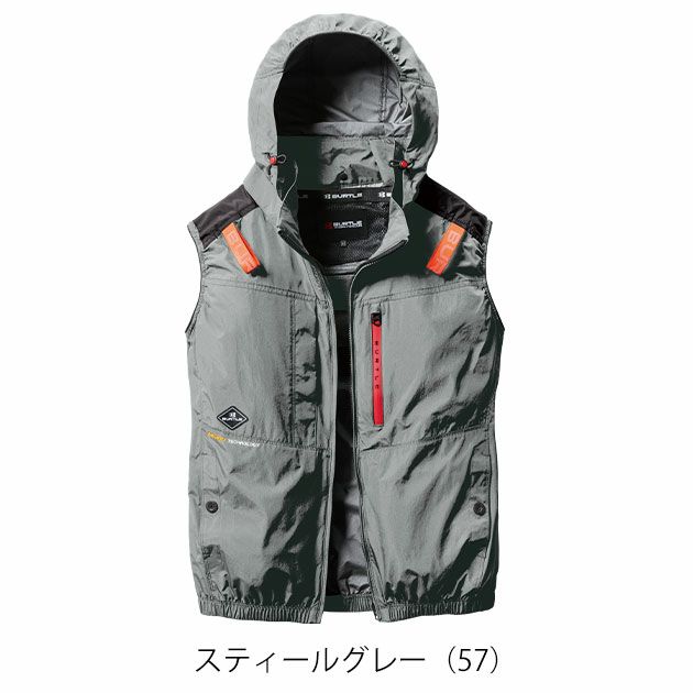 S～XXL BURTLE バートル 空調作業服 作業着 ACベスト（ユニセックス） AC2084