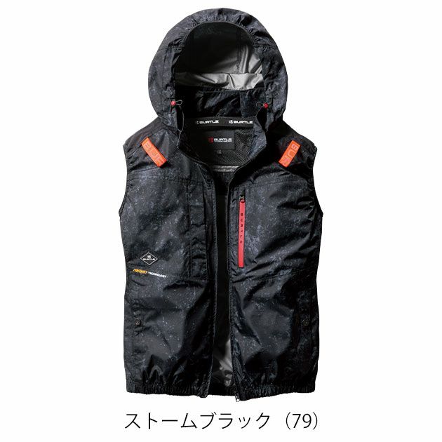 S～XXL BURTLE バートル 空調作業服 作業着 ACベスト（ユニセックス） AC2084
