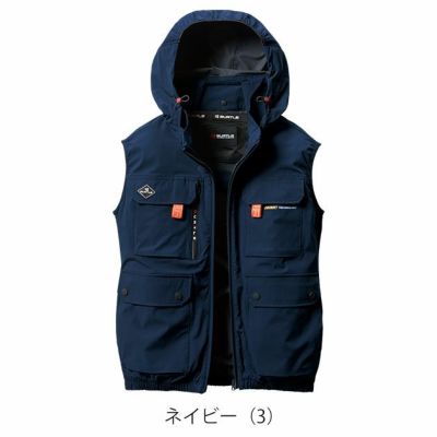 S～XXL BURTLE バートル 空調作業服 作業着 ACベスト（ユニセックス） AC2034