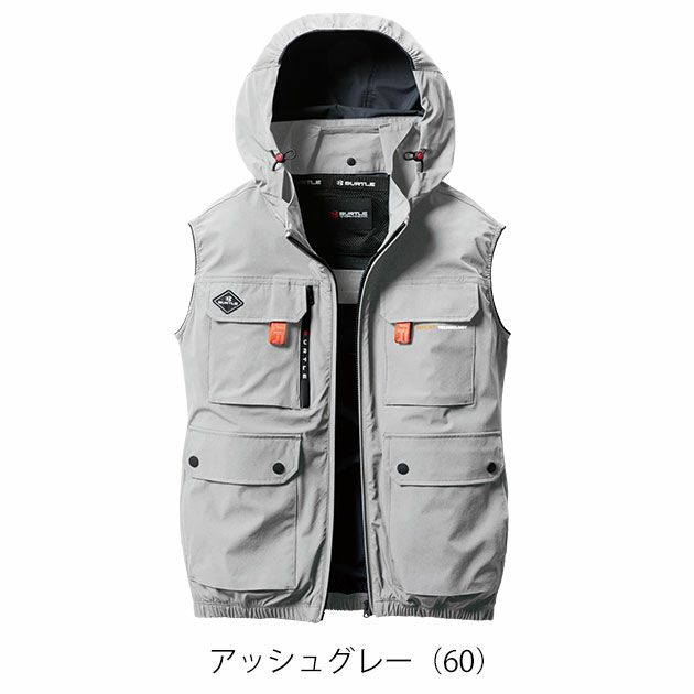 S～XXL BURTLE バートル 空調作業服 作業着 ACベスト（ユニセックス） AC2034
