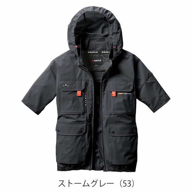 3XL BURTLE バートル 空調作業服 作業着 AC半袖ブルゾン（ユニセックス） AC2036