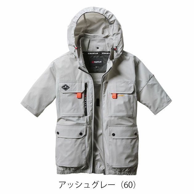 3XL BURTLE バートル 空調作業服 作業着 AC半袖ブルゾン（ユニセックス） AC2036