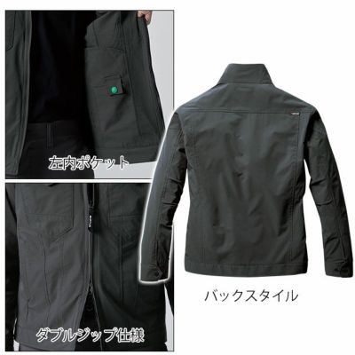 S～3L BURTLE バートル 春夏作業服 作業着 ジャケット・パンツ上下セット（ネイビー） 1901・1903