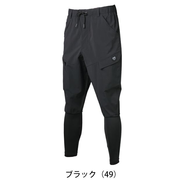 S～4L クロダルマ 春夏作業服 作業着 ハイブリッドニッカカーゴパンツ DG133