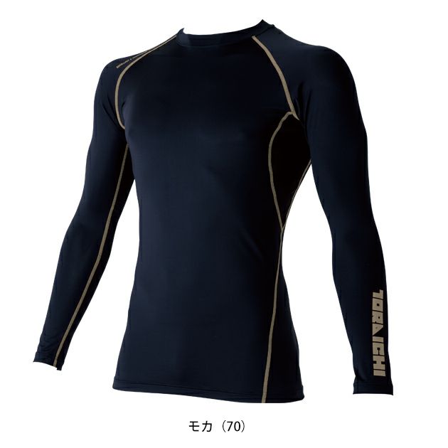 寅壱 春夏インナー 作業着 長袖クルーネックTシャツ 7996-617