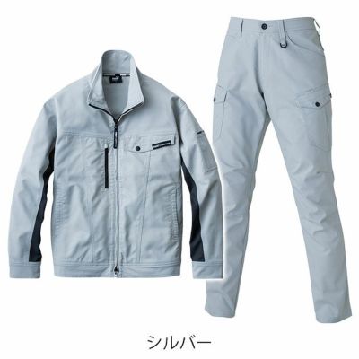 PUMA プーマ 通年作業服 作業着 作業ウェア ワークジャケット・カーゴパンツ上下セット（シルバー） PW-4011A PW-4015A