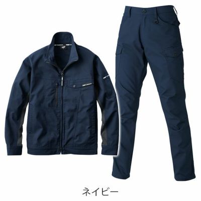 PUMA プーマ 通年作業服 作業着 作業ウェア ワークジャケット・カーゴパンツ上下セット（ネイビー） PW-4011A PW-4015A