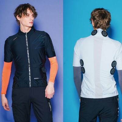 アイズフロンティア 冷却ペルチェ 作業着 冷却ペルチェ専用半袖フリージングコールドジャケット＆デバイス・バッテリーセット PS124