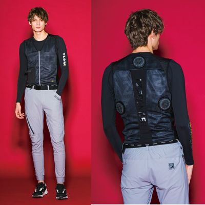 アイズフロンティア 冷却ペルチェ 作業着 冷却ビッグペルチェ3個タイプインナーベスト＆デバイス・バッテリーセット PSBP1073