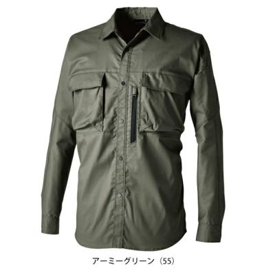 SS～4L TSDESIGN 藤和 春夏作業服 作業着 TCNライトクロスシャツ 5805