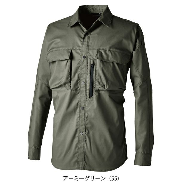 SS～4L TSDESIGN 藤和 春夏作業服 作業着 TCNライトクロスシャツ 5805