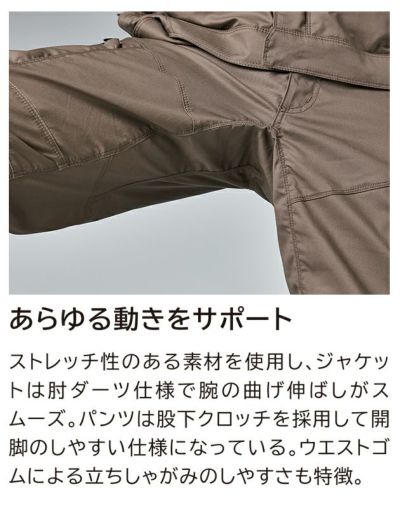 TSDESIGN 藤和 春夏作業服 作業着 TCNライトクロスパンツ 5802