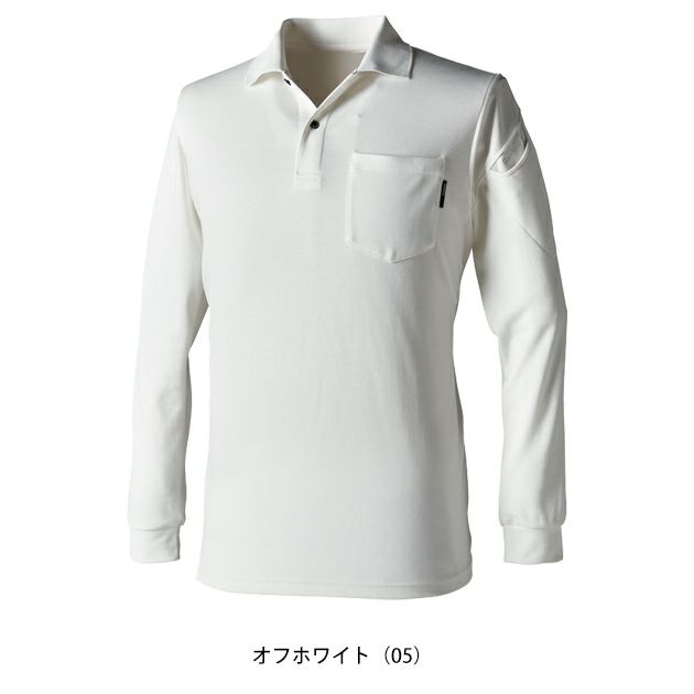 5L～6L TSDESIGN 藤和 春夏作業服 作業着 TecRecyc長袖ポロシャツ 2275