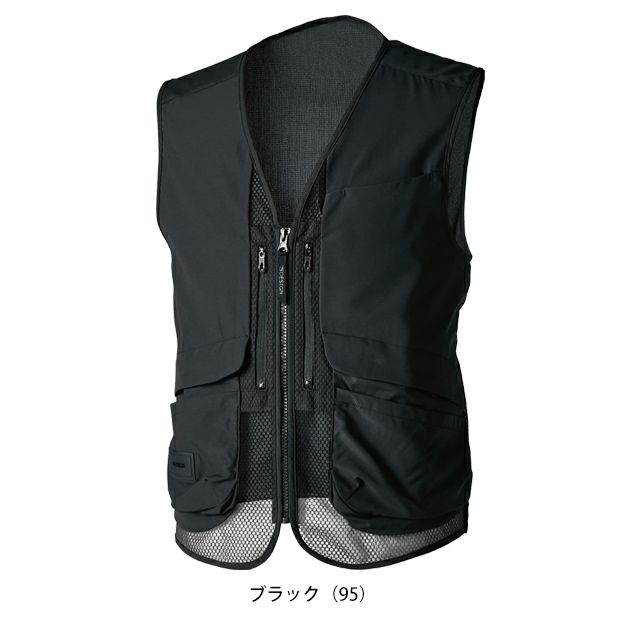 5L～6L TSDESIGN 藤和 春夏作業服 作業着 ニッカーズハイブリッドベスト 5038
