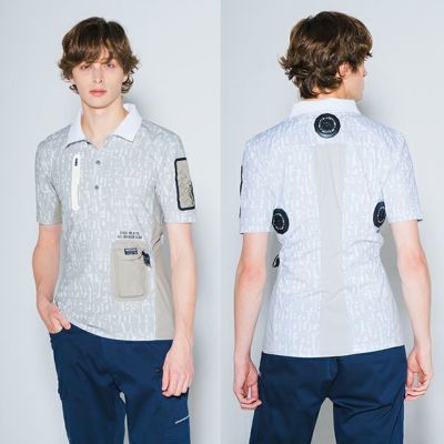 アイズフロンティア 冷却ペルチェ 作業着 冷却ペルチェ専用半袖ポロシャツ 125P