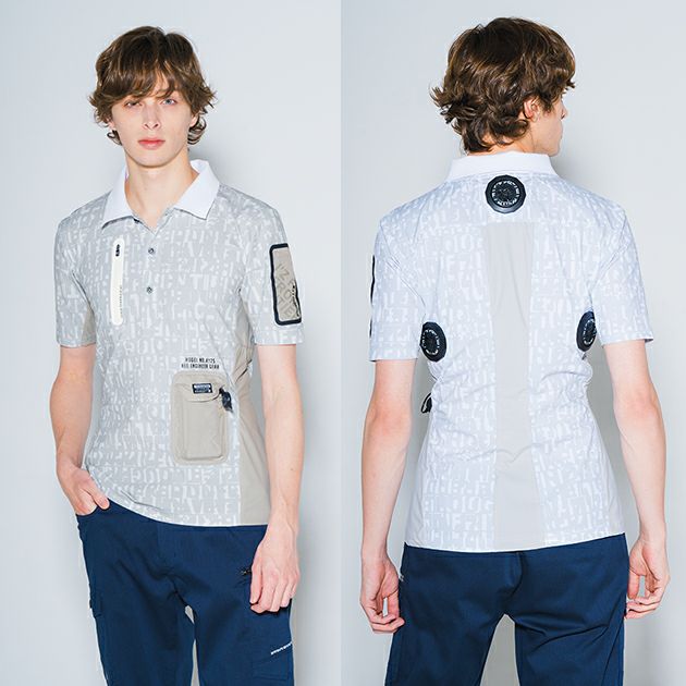 アイズフロンティア 冷却ペルチェ 作業着 冷却ペルチェ専用半袖ポロシャツ 125P