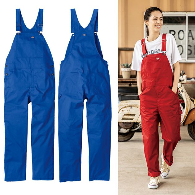 Dickies ディッキーズ つなぎ服 作業着 ライトT/C ストレッチ オーバーオール D-6709