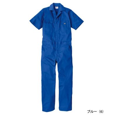 Dickies ディッキーズ つなぎ服 作業着 ライトT/C ストレッチ 半袖ツナギ D-6702