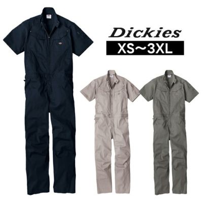 Dickies ディッキーズ つなぎ服 作業着 ストレッチヘリンボーン 半袖ツナギ D-912