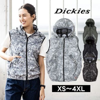 Dickies ディッキーズ 空調作業服 作業着 ボルトクール ベスト(ペルチェ ネックホルダー付) D-339