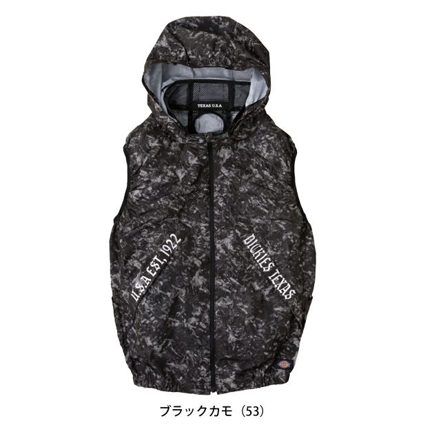 Dickies ディッキーズ 空調作業服 作業着 ボルトクール ベスト(ペルチェ ネックホルダー付) D-339