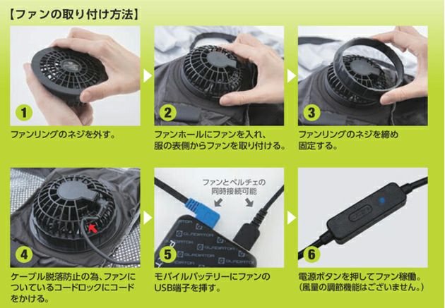 Dickies ディッキーズ 空調作業服 作業着 ボルトクール ファンセット GF-856