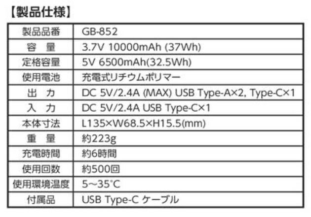 Dickies ディッキーズ 空調作業服 作業着 モバイルバッテリー 10000mAh GB-852