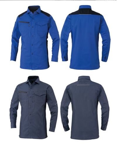 SS～3L CO-COS コーコス 春夏作業服 作業着 ストレッチ 長袖シャツ AG-3088