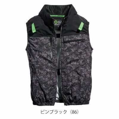 S～4L シンメン 空調作業服 作業着 アーリエスエアベスト 05512