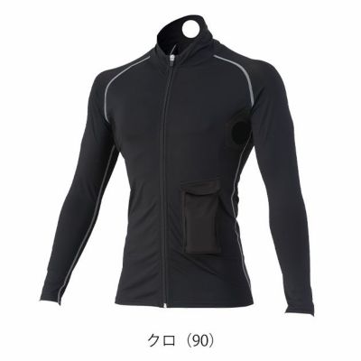 S～6L XEBEC ジーベック 冷却ペルチェ 作業着 ペルチェコンプレッション単品 33006