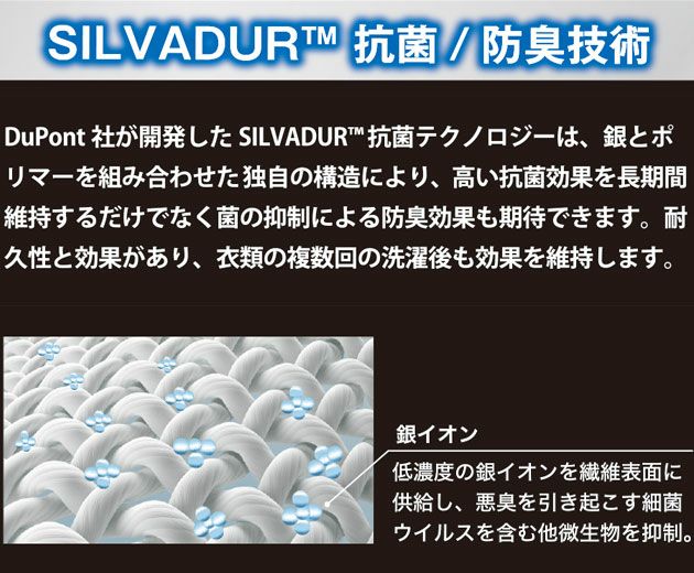 S～4L XEBEC ジーベック 春夏インナー 作業着 長袖コンプレッション 6680