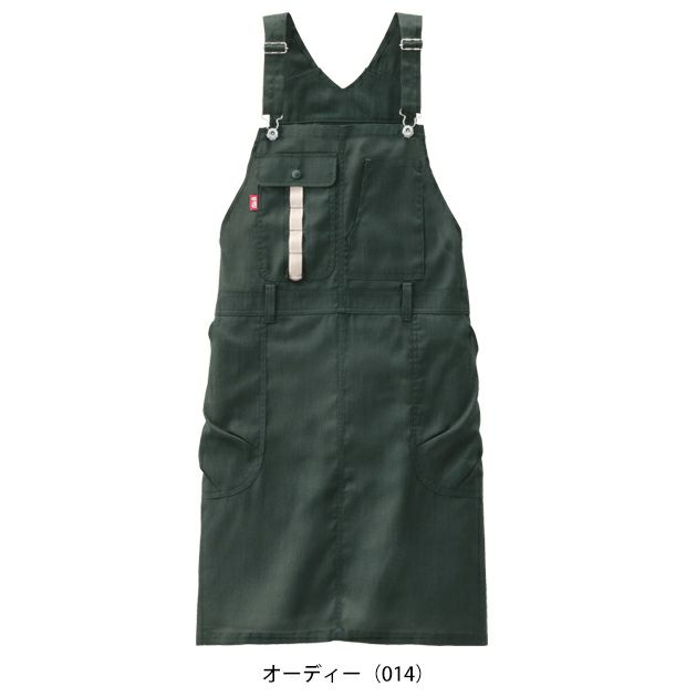 AUTO-BI 山田辰 通年作業服 作業着 JAコラボ エプロン 24026