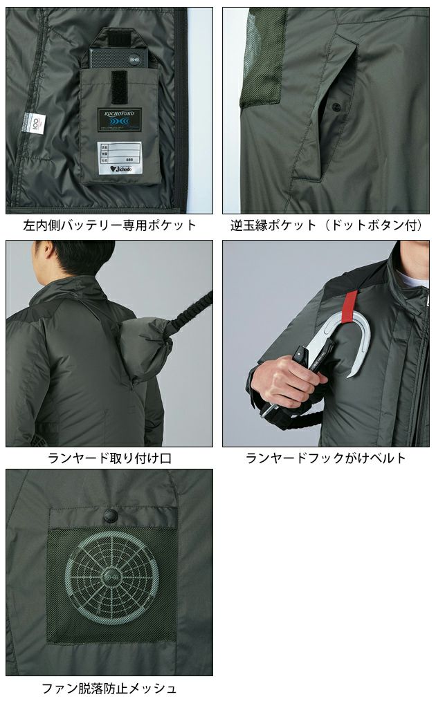S～EL 自重堂 空調服 作業着 Z-DRAGON 空調服（R) 半袖ブルゾン 74340