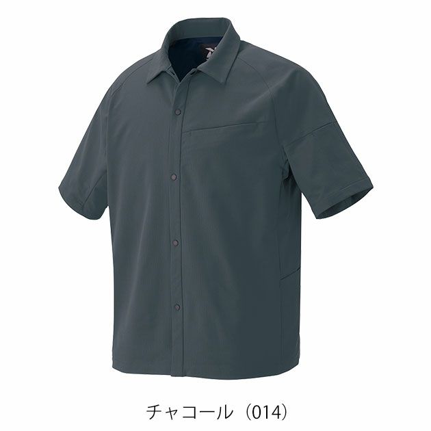 4L～5L アイトス 春夏作業服 作業着 半袖シャツ（男女兼用） AZ-4237
