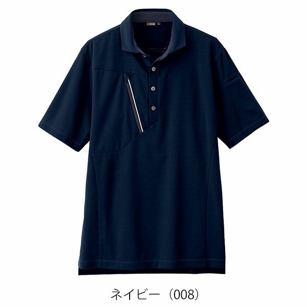 6L アイトス 春夏作業服 作業着 半袖ポロシャツ（男女兼用） AZ-50016