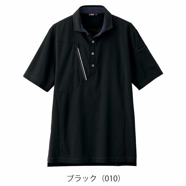 6L アイトス 春夏作業服 作業着 半袖ポロシャツ（男女兼用） AZ-50016
