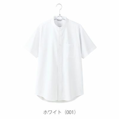 S～LL アイトス 通年作業服 作業着 メンズ半袖スタンドカラーシャツ 634152