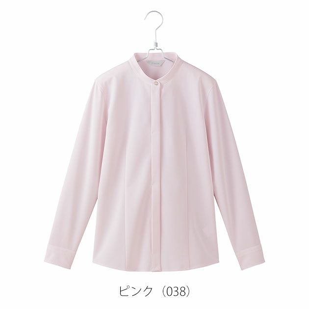 17～19 アイトス 通年作業服 作業着 レディース長袖スタンドカラーブラウス HCB4131