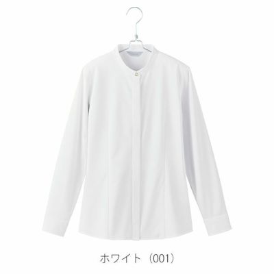 21～23 アイトス 通年作業服 作業着 レディース長袖スタンドカラーブラウス HCB4131