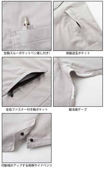 サンエス 春夏作業服 作業着 長袖ブルゾン SPT12431