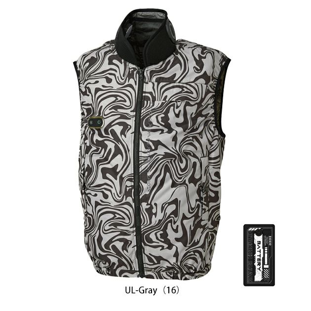 サンエス 空調作業服 作業着 ハイブリットクールベスト EF92592S