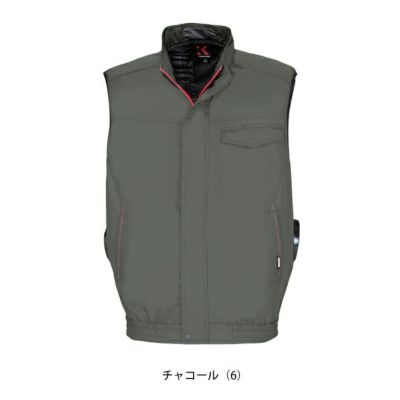 S～5L kansai カンサイ 空調作業服 作業着 空調風神服ベスト 50002