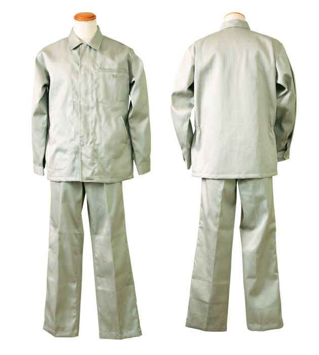 トモヤ 春夏作業服 作業着 溶接屋の作業服 FRTH1 綿防炎上衣 外ポケット 00005