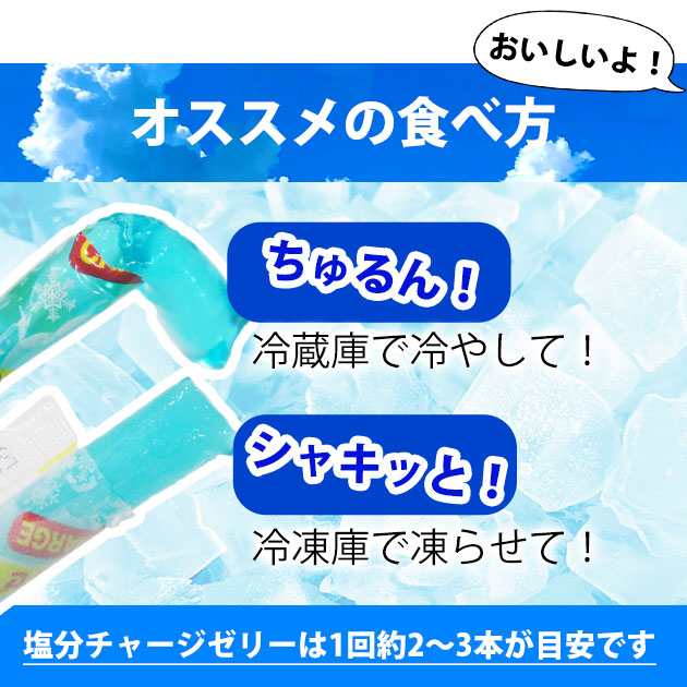 坂製菓 塩分チャージゼリー 4袋セット 塩ゼリー 夏対策商品 熱中症対策